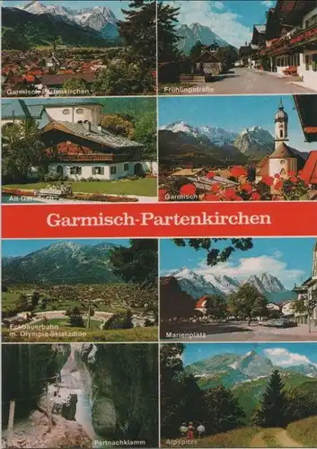 Garmisch-Partenkirchen - u.a. Marienplatz - ca. 1980
