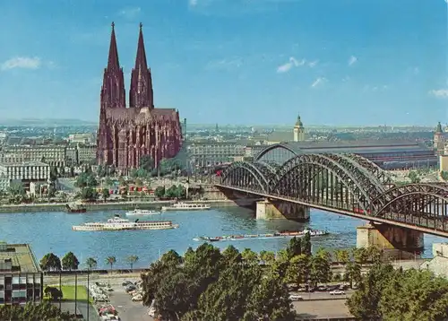 Köln - Dom mit Hohenzollernbrücke