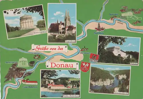 Donau - u.a. Befreiungshalle - ca. 1970