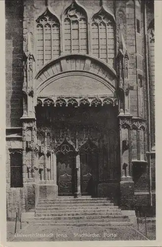 Jena - Portal Stadtkirche