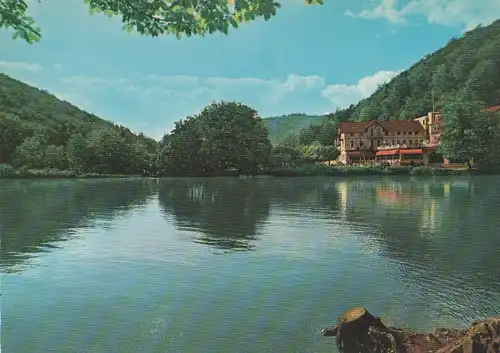 Bad Lauterberg im Harz - Wiesenbeker Teich mit Hotel - ca. 1985