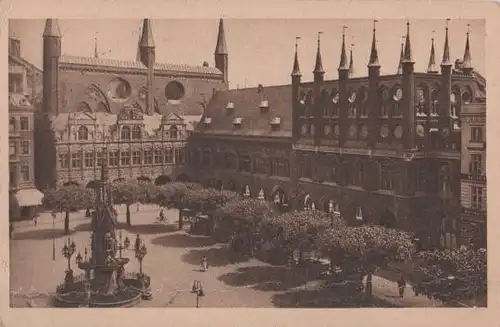 Lübeck - Rathaus - ca. 1935