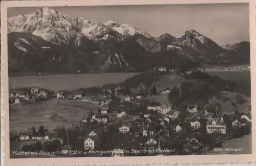 Kochel am See - mit Herzogstand - ca. 1950