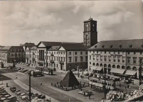 Karlsruhe - Marktplatz - 1963