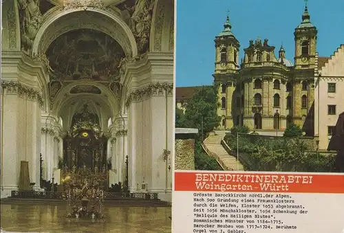 Weingarten - Benediktinerabtei - ca. 1980