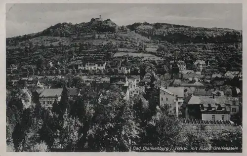 Bad Blankenburg - mit Ruine Greifenstein - 1939