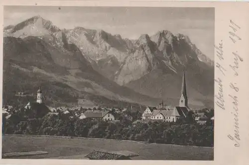 Garmisch-Partenkirchen und Zugspitze - 1917