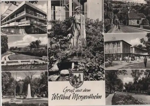 Bad Mergentheim - 7 Teilbilder - 1969