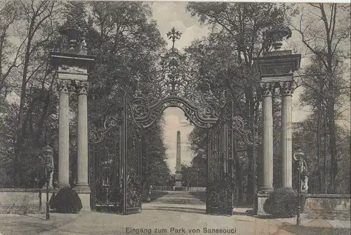 Potsdam, Sanssouci - Parkeingang