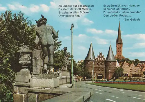 Lübeck - Gott Merkur - ca. 1985