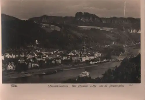 Bad Schandau - und die Schrammsteine - ca. 1950