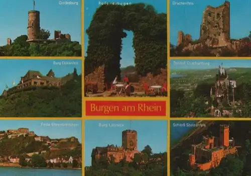 Rhein - Burgen, u.a. Stolzenfels - ca. 1975