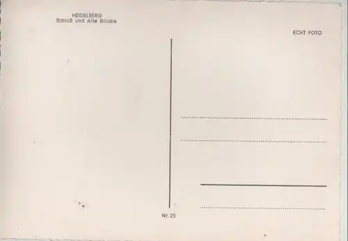 Heidelberg - Schloss und Alte Brücke