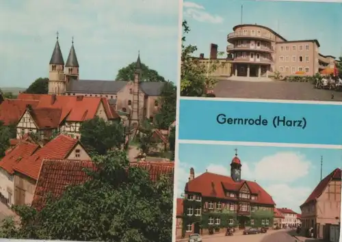 Gernrode - u.a. Rathaus - 1971