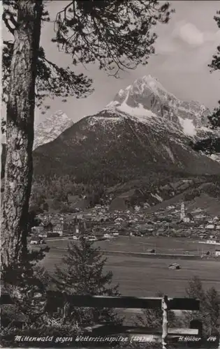 Mittenwald - gegen Wettersteinspitze - 1958