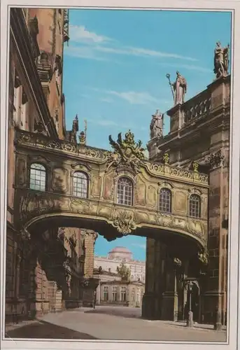 Dresden - Übergang von Schl0ss zur Hofkirche