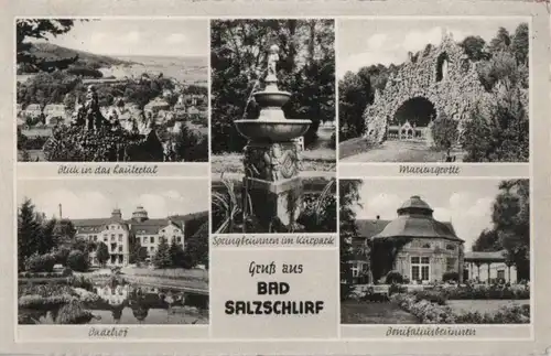 Bad Salzschlirf - u.a. Bonifatiusbrunnen - 1959