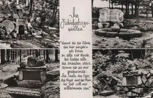 Fichtelgebirge - Quellen, u.a. Main - ca. 1960
