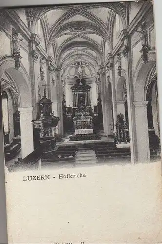 Schweiz - Schweiz - Luzern - Hofkirche - ca. 1935