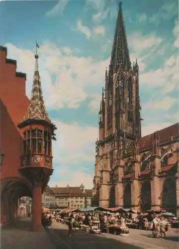 Freiburg - Münster mit Kaufhauserker - ca. 1980