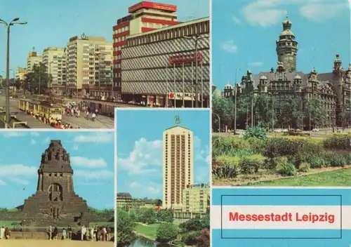 Leipzig - u.a. Neues Rathaus - 1977