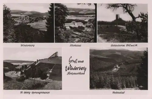 Winterberg - u.a. mit Astenturm - ca. 1955