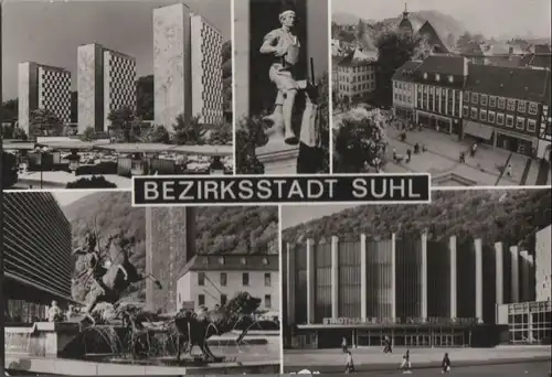 Suhl - 5 Teilbilder - 1987