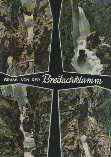 Breitachklamm - mit 4 Bildern - 1970