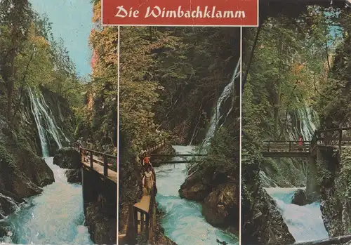 Wimbachklamm - mit 3 Bildern - 1976