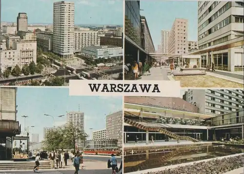 Polen - Polen - Warschau - mit 4 Bildern - ca. 1975