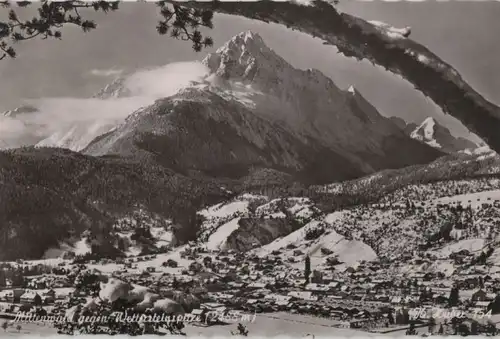 Mittenwald - gegen Wettersteinspitze - ca. 1960