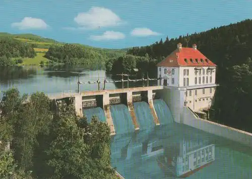 Viechtach - Höllsteinsee mit Kraftwerk - ca. 1985
