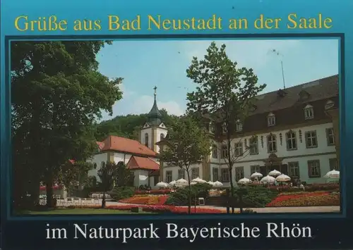 Bad Neustadt - Kurpark mit Schloßkapelle - ca. 1985