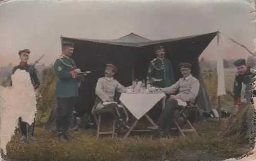 Soldaten im Feldzelt - ca. 1925