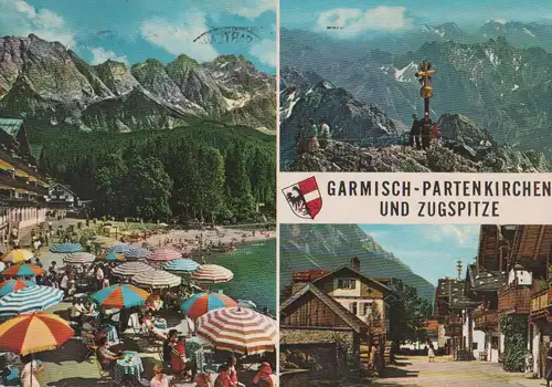 Garmisch-Partenkirchen - mit Zugspitze - ca. 1970