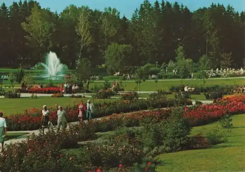 Bad Wörishofen - Kurpark mit Rosarium - 1991