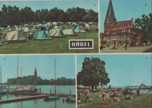 Röbel - u.a. Rathaus - 1968