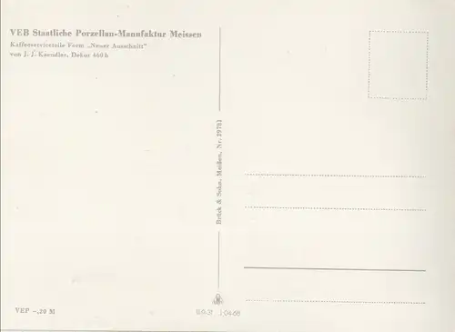 Meißen - Porzellanmanufaktur - Kaffeeservice