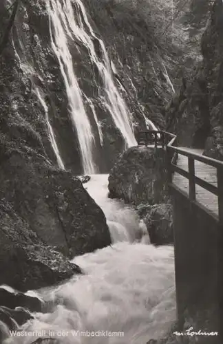 Berchtesgaden - Wimbachklamm - Wasserfall - ca. 1965