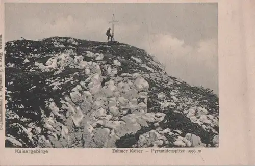 Österreich - Österreich - Kaisergebirge - Zahmer Kaiser, Pyramidenspitze - ca. 1920