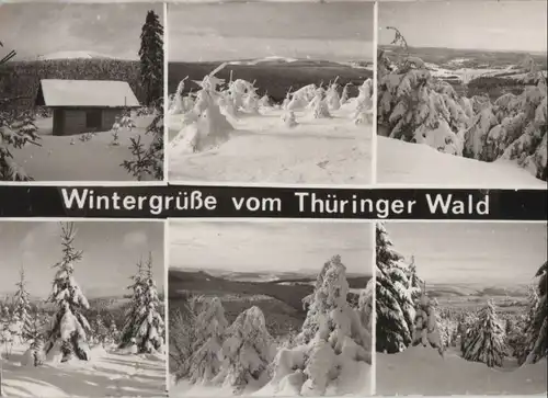 Thüringer Wald - Wintergrüße - ca. 1980
