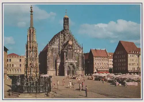 Nürnberg - Hauptmarkt - ca. 1990