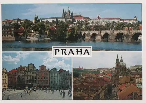 Tschechien - Tschechien - Prag - Praha - 3 Teilbilder - ca. 1985