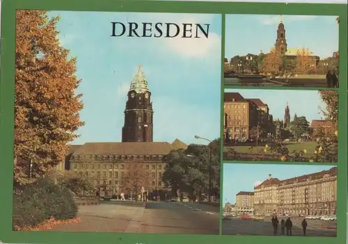 Dresden - u.a. Altmarkt Ostseite - ca. 1985