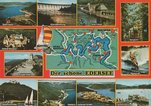 Edersee - u.a. Wasserski - ca. 1985