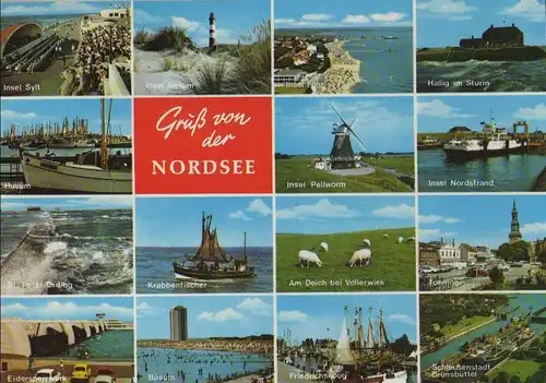 Nordsee - u.a. Insel Pellworm - 1986