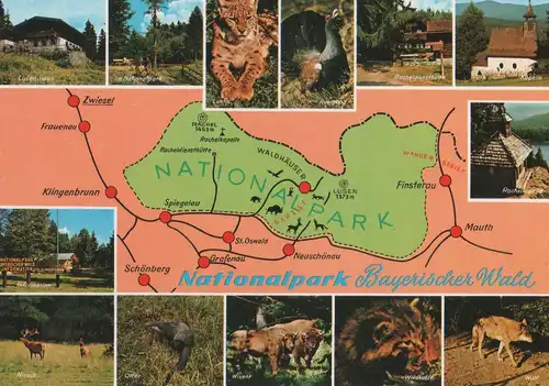 Bayerische Alpen - mit Tierbildern - ca. 1995