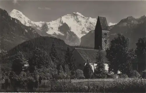 Schweiz - Schweiz - Unterseen - Interlaken, Mönch und Jungfrau - ca. 1935