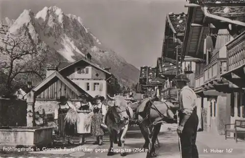 Garmisch-Partenkirchen Frühlingsstraße - ca. 1955