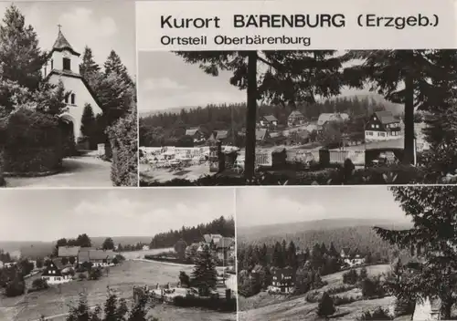 Altenberg-Bärenburg - 4 Teilbilder - 1978